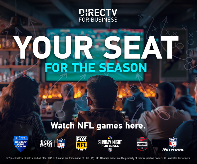 NFL games on DIRECTV for Business